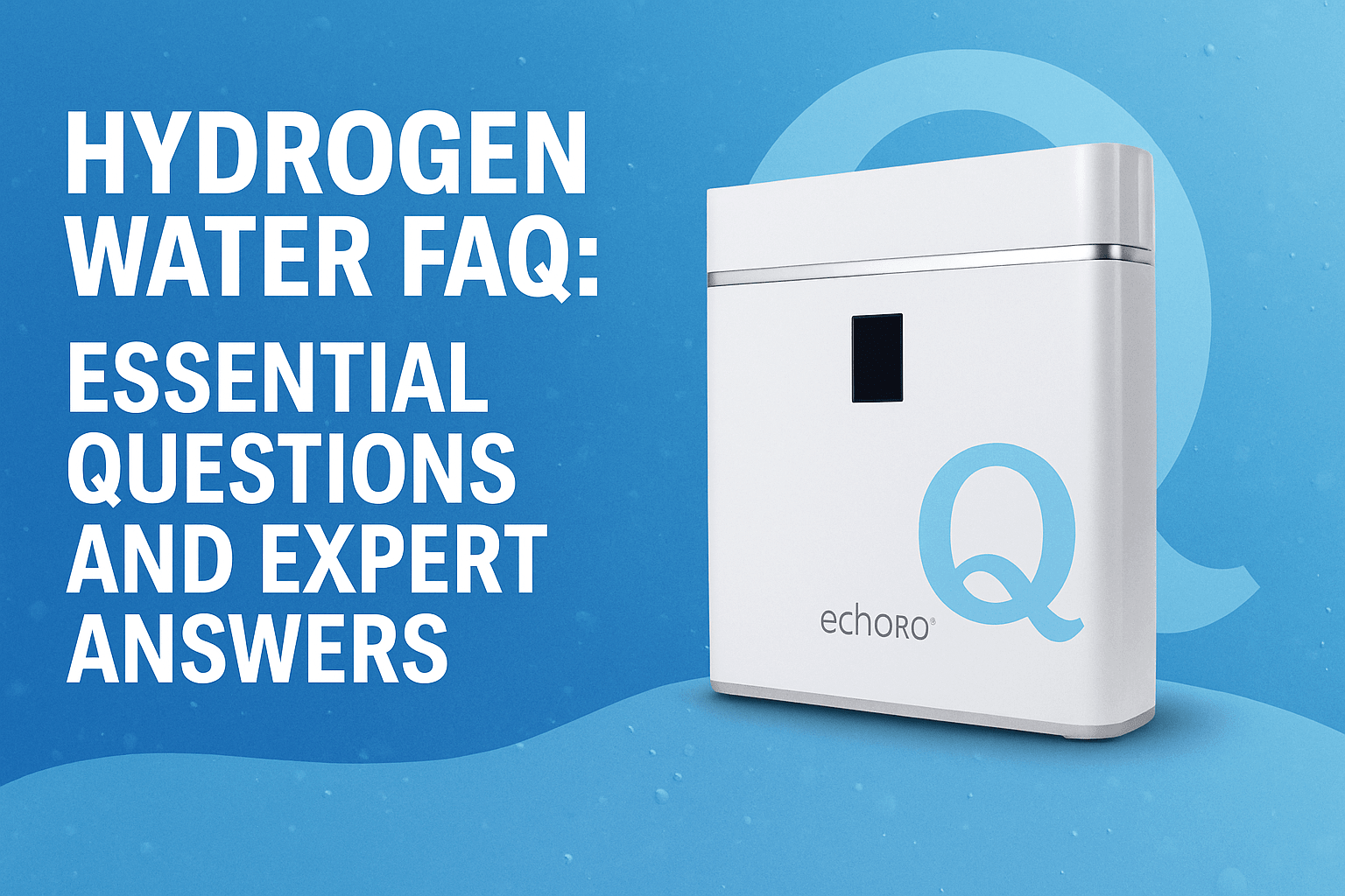 Hydrogen Water FAQ: Essential Questions and Expert Answers - Peak Primal Wellness