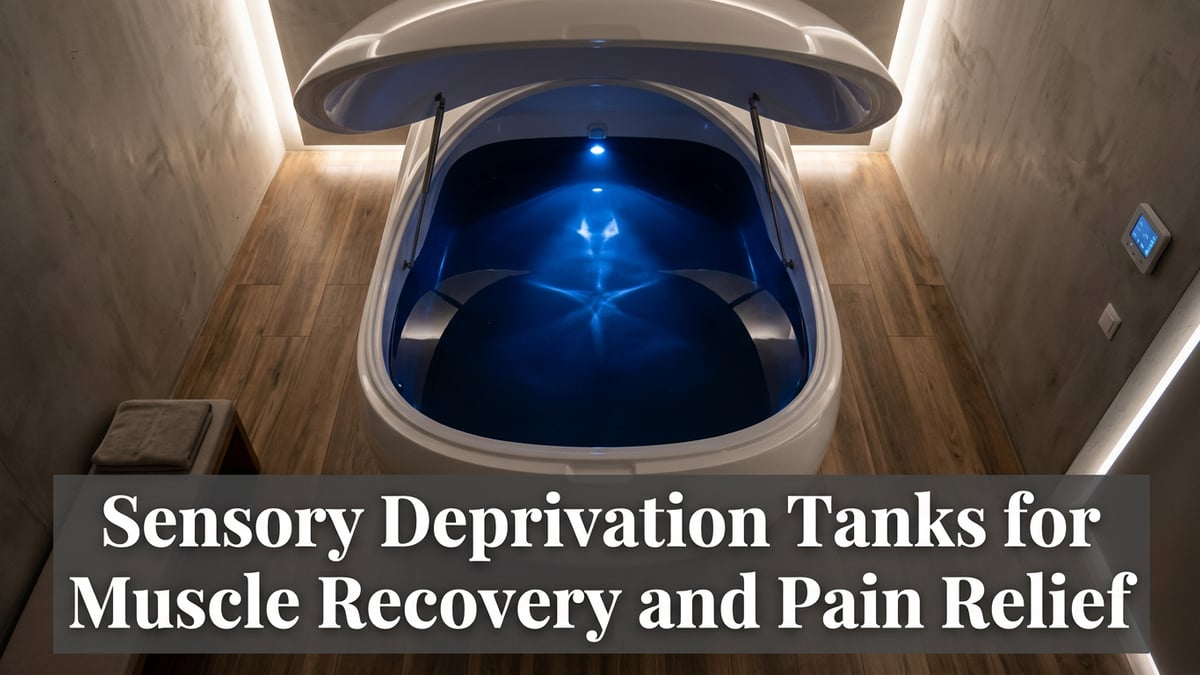 Sensory Deprivation Tanks for Muscle Recovery and Pain Relief