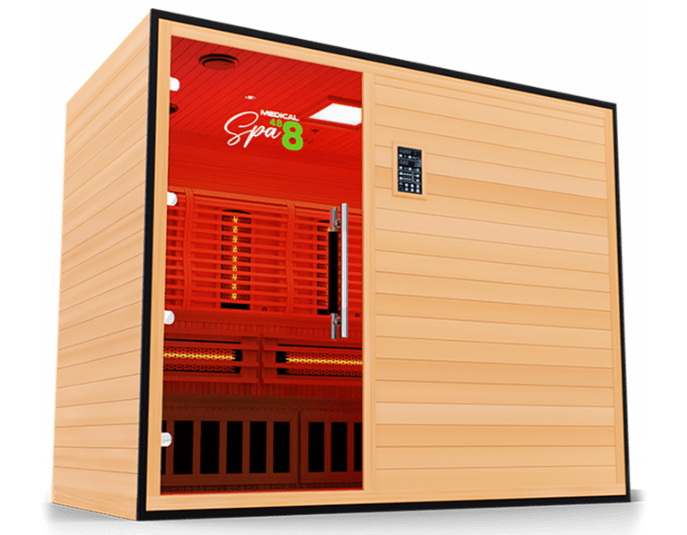 Medical Breakthrough Commercial Spa 488 4 - 5 Person Infrared Sauna with Red Light Therapy -  product_vendor - Peak Primal Wellness