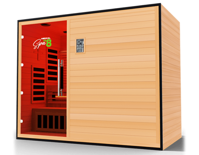 Medical Breakthrough Commercial Spa 488 4 - 5 Person Infrared Sauna with Red Light Therapy -  product_vendor - Peak Primal Wellness
