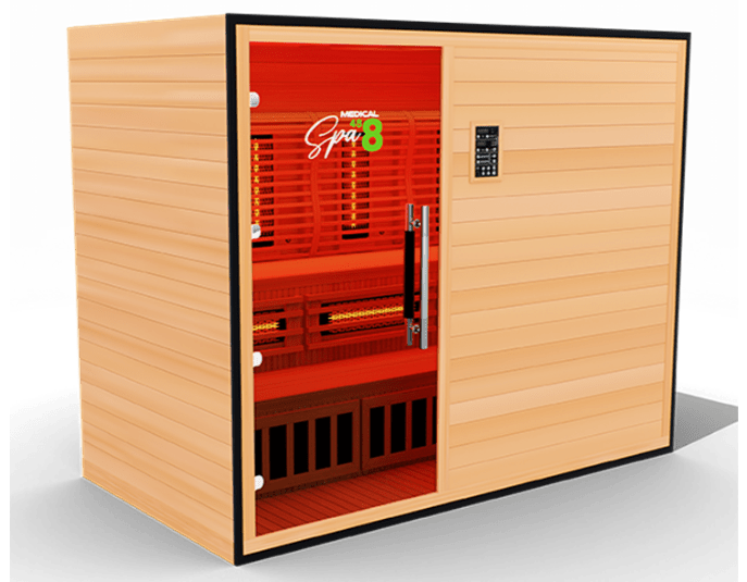 Medical Breakthrough Commercial Spa 488 4 - 5 Person Infrared Sauna with Red Light Therapy -  product_vendor - Peak Primal Wellness
