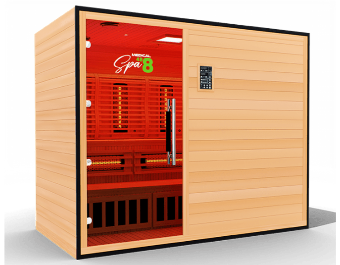 Medical Breakthrough Commercial Spa 488 4 - 5 Person Infrared Sauna with Red Light Therapy -  product_vendor - Peak Primal Wellness