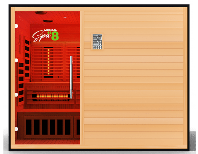 Medical Breakthrough Commercial Spa 488 4 - 5 Person Infrared Sauna with Red Light Therapy -  product_vendor - Peak Primal Wellness