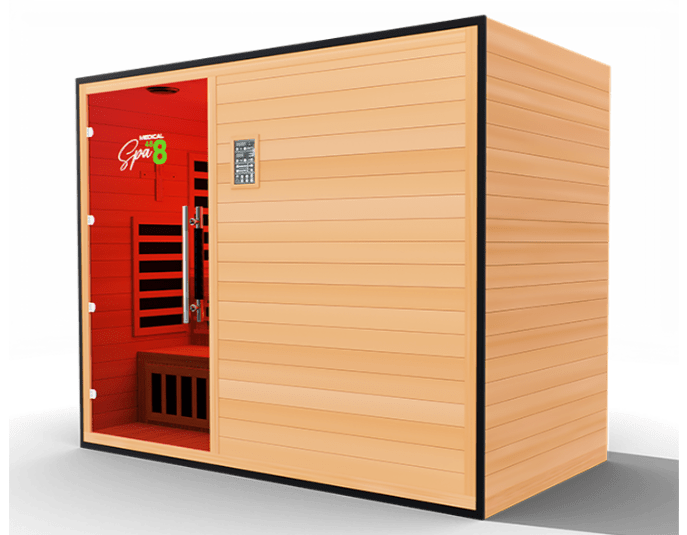 Medical Breakthrough Commercial Spa 488 4 - 5 Person Infrared Sauna with Red Light Therapy -  product_vendor - Peak Primal Wellness