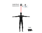 Dashr Bio LITE Biometric Measurement System featuring a compact jump setup and Bluetooth scale, perfect for athletic performance measurement and app integration.