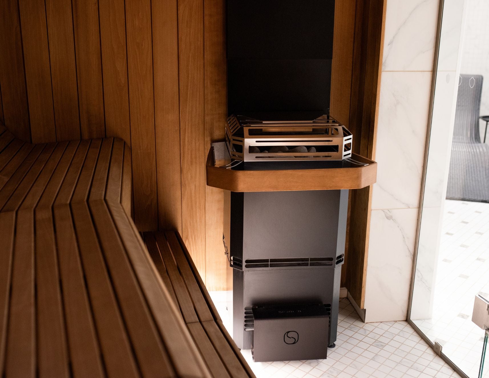 Saunum Air L 15 - 15.2kW Sauna Heater with Air Mixing Tech & Himalayan Salt Reservoir -  product_vendor - Peak Primal Wellness