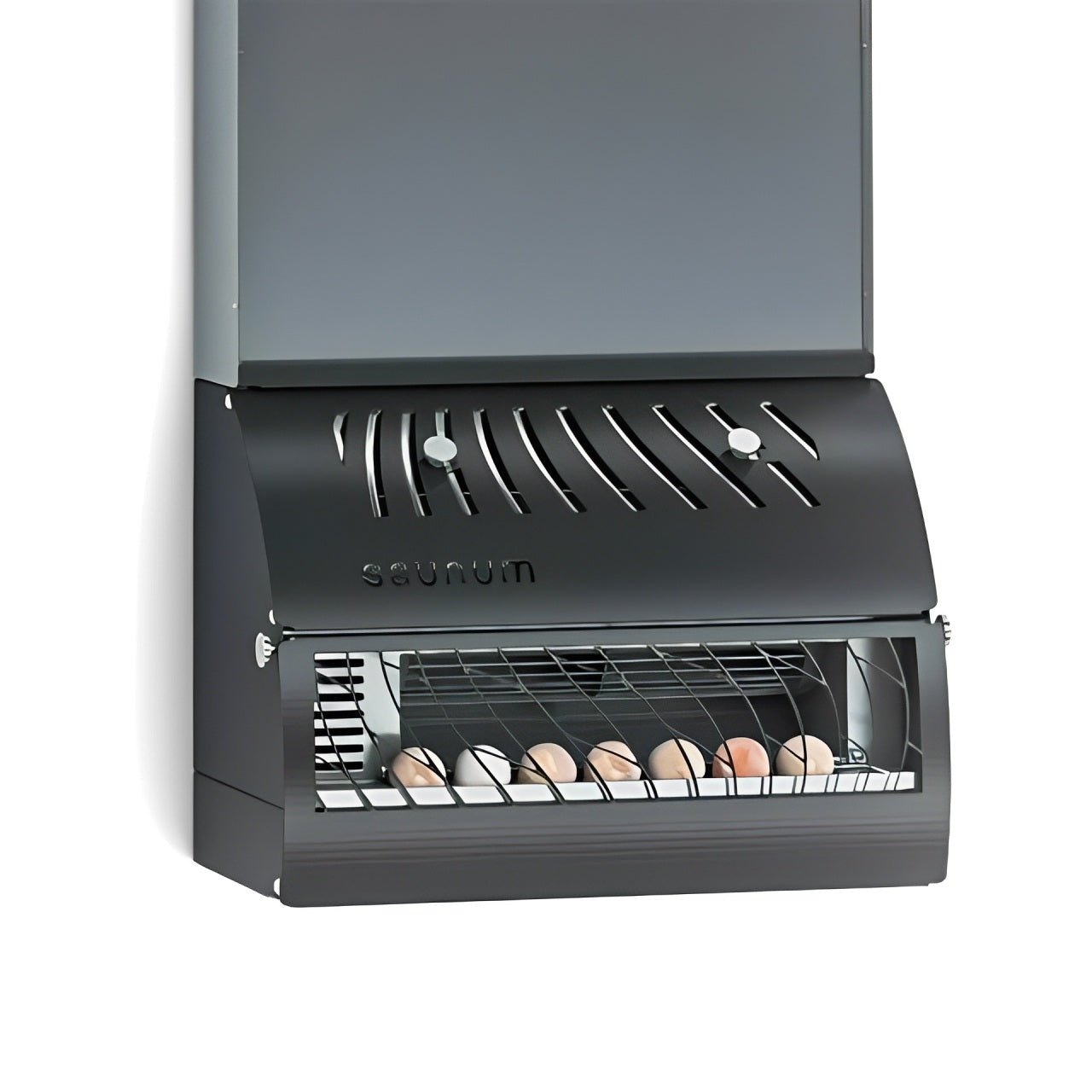 Saunum AirSolo Wall Sauna Heater: Adjustable 66.5" - 90.5", Himalayan Salt Sphere Comfort -  product_vendor - Peak Primal Wellness