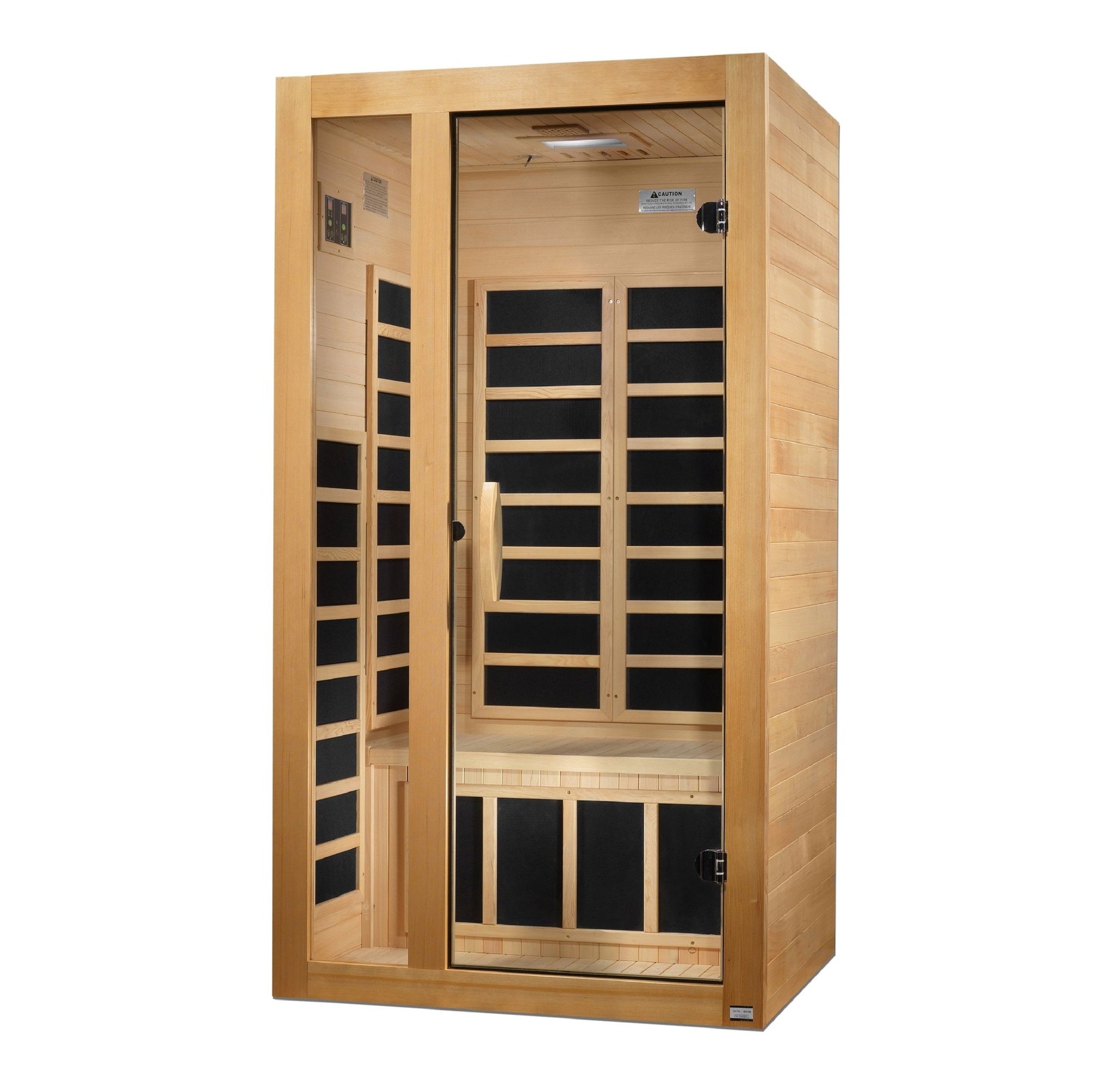 ***New 2026 Model*** Dynamic Saunas Gracia 1 - 2 Person Ultra Low EMF FAR IR Sauna (DYN - 6119 - 01 Elite) -  product_vendor - Peak Primal Wellness