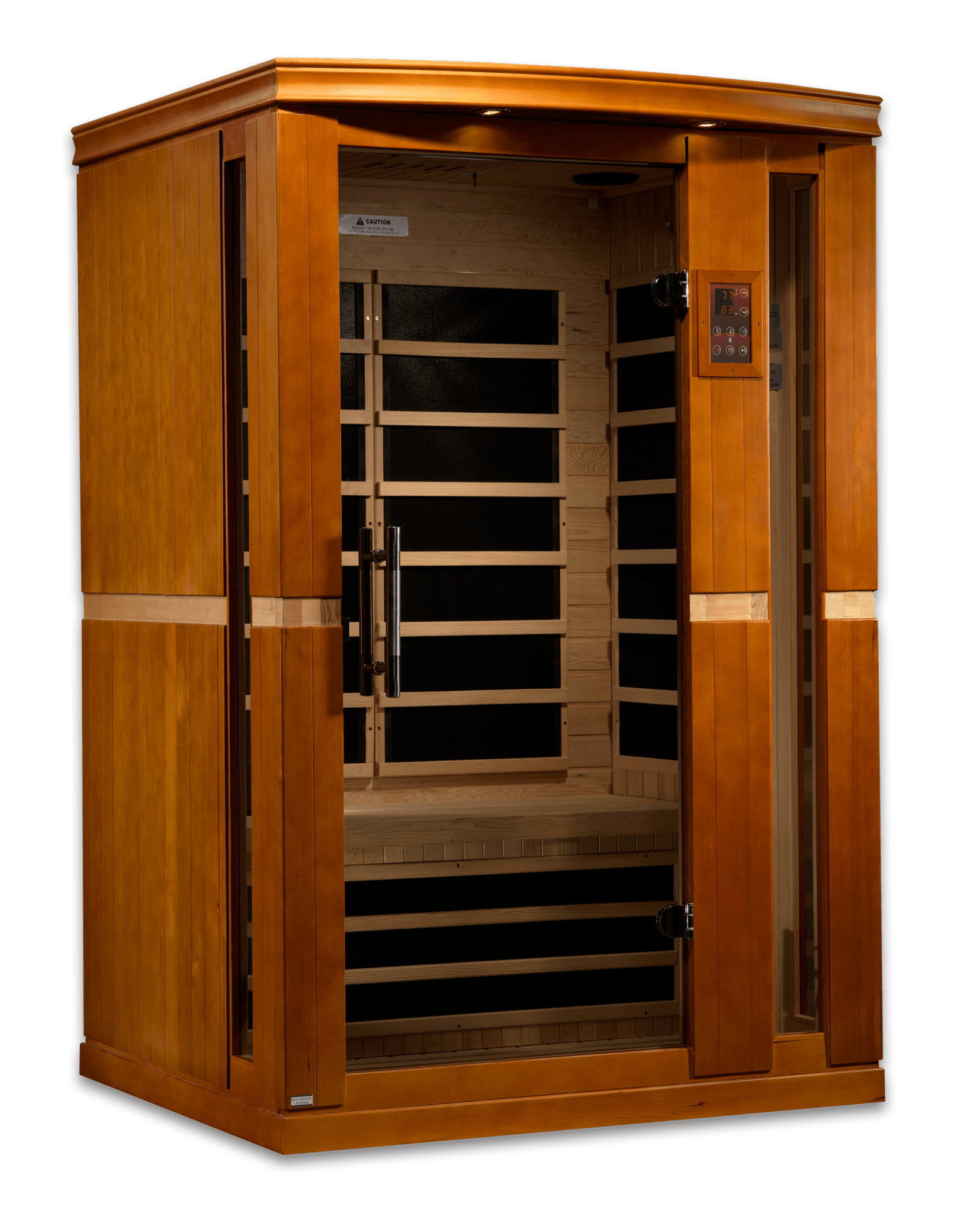 Dynamic Saunas Vittoria 2 Person Ultra Low EMF Far IR Sauna (DYN - 6220 - 01 Elite) -  product_vendor - Peak Primal Wellness