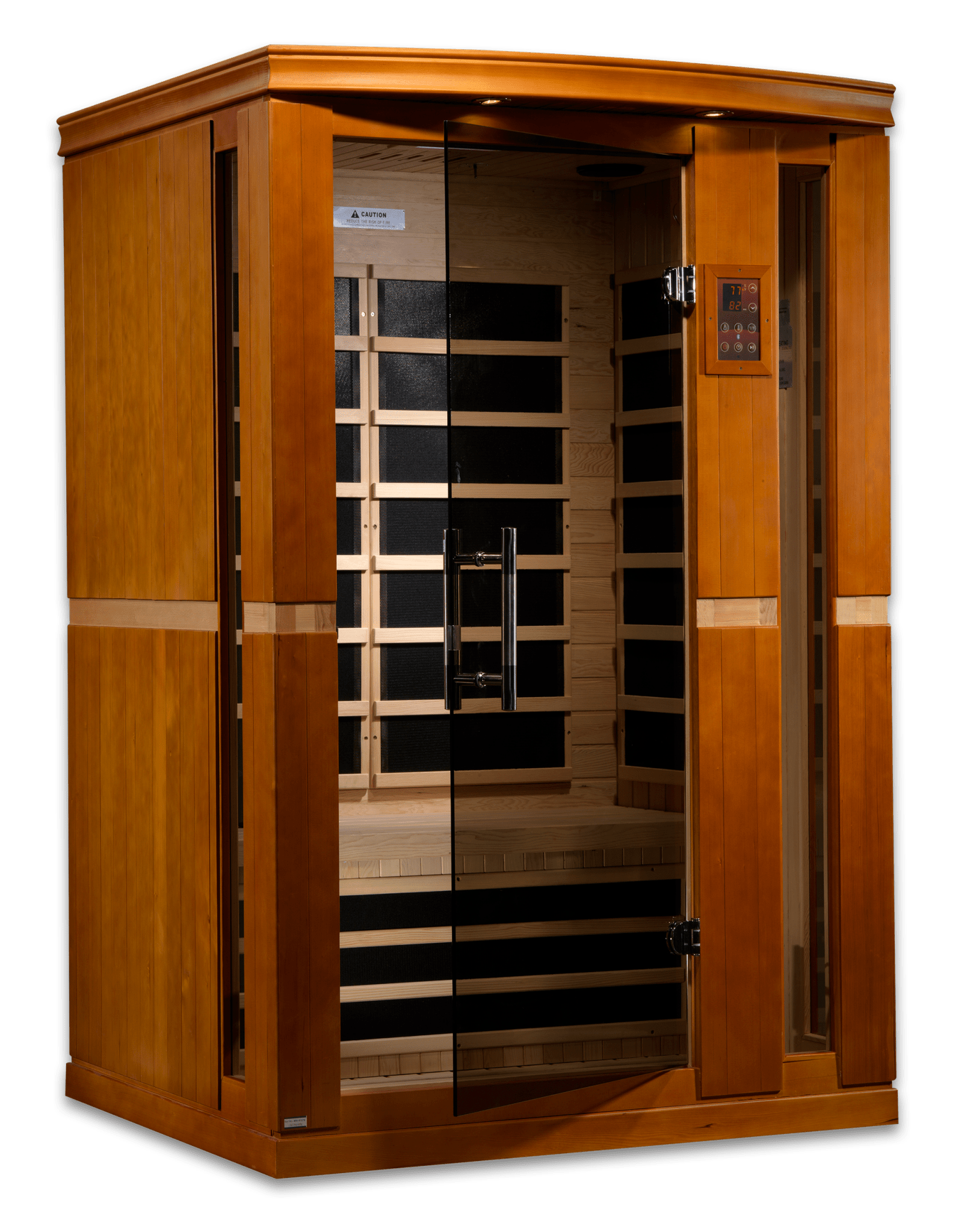 Dynamic Saunas Vittoria 2 Person Ultra Low EMF Far IR Sauna (DYN - 6220 - 01 Elite) -  product_vendor - Peak Primal Wellness