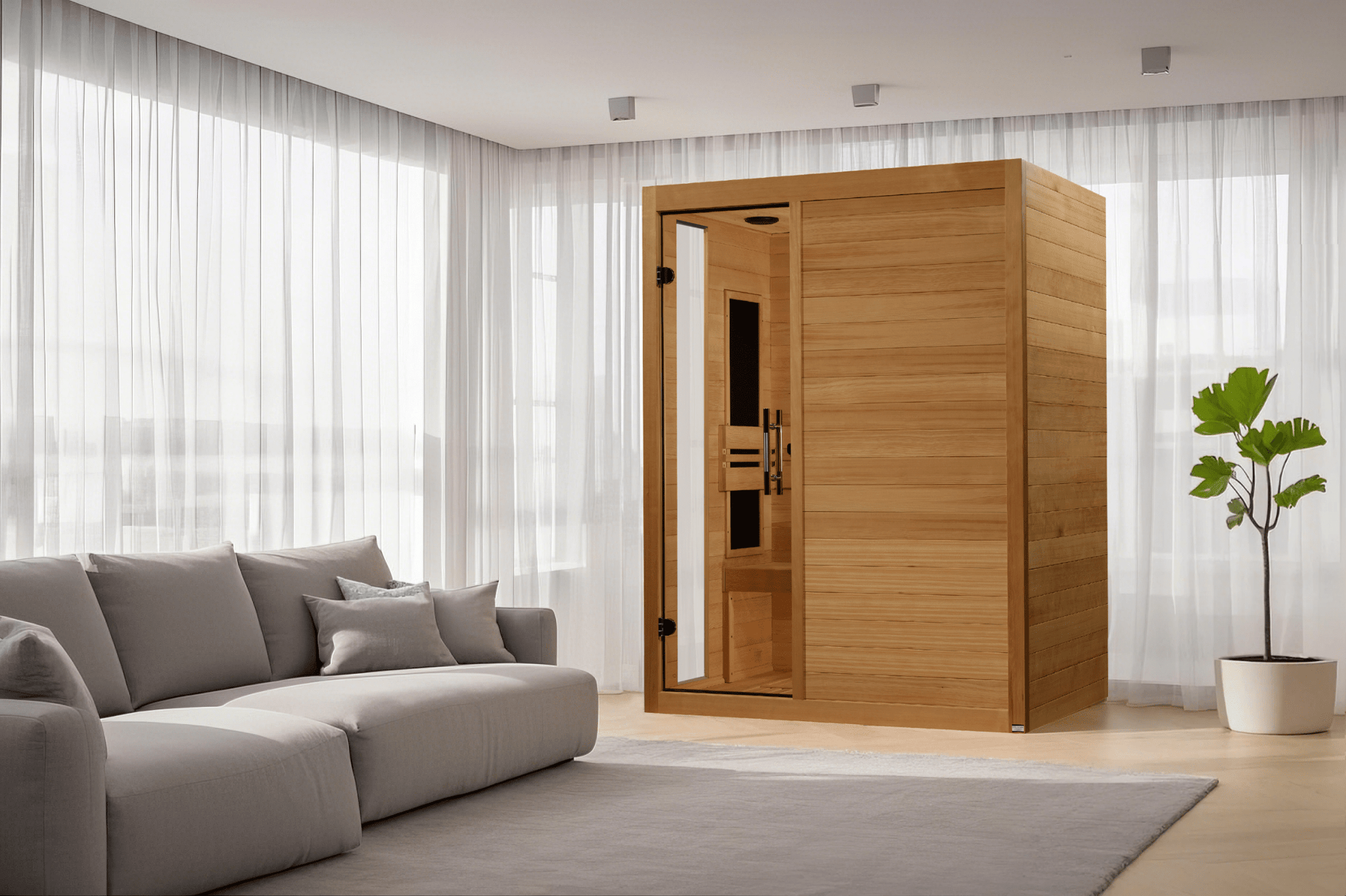 ***New 2026 Model*** Dynamic Saunas Toscana 3 Person Low EMF FAR IR Sauna (DYN - 6315 - 05) -  product_vendor - Peak Primal Wellness