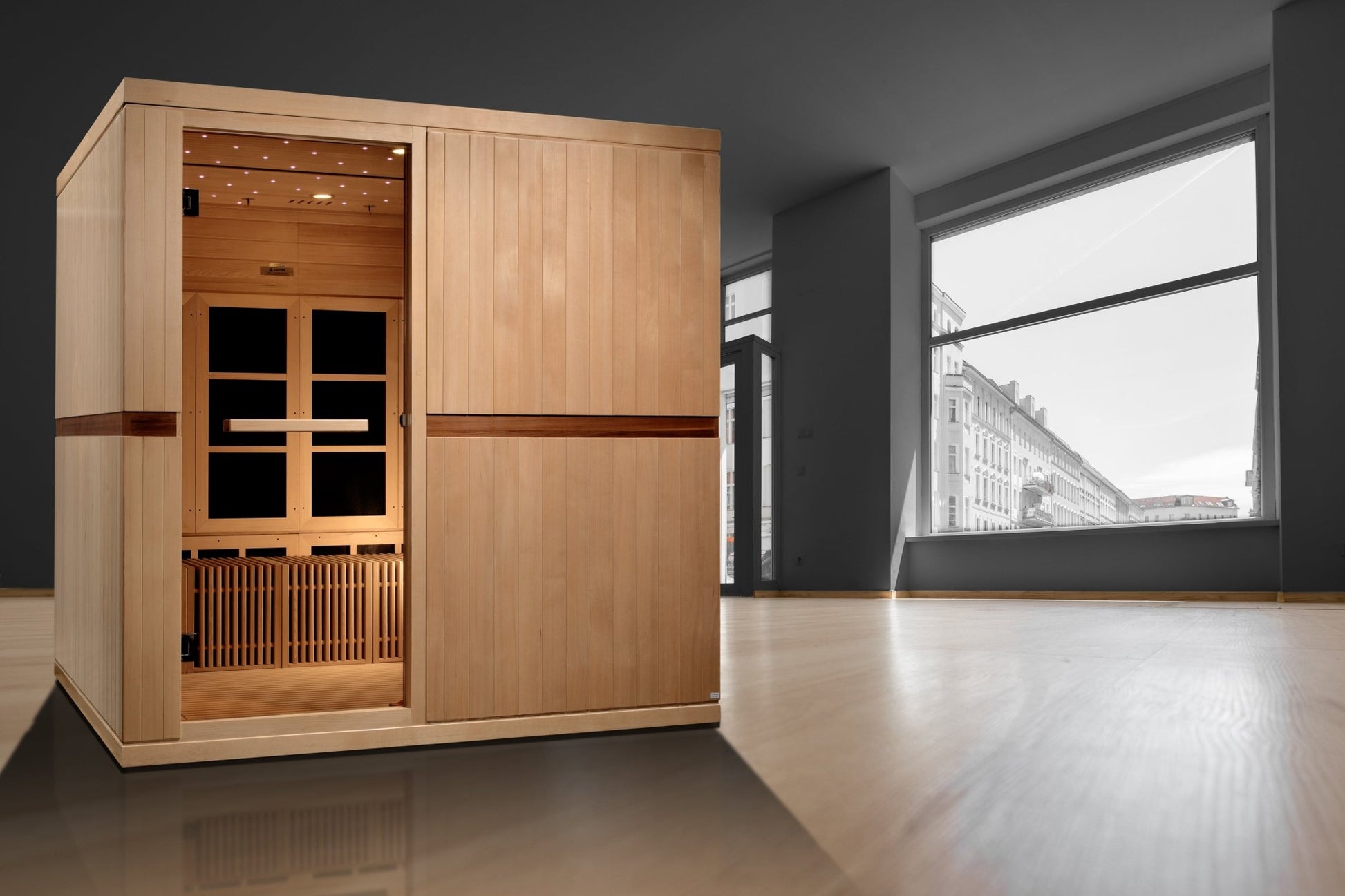 2025 Golden Designs Catalonia 8 Person Near Zero EMF FAR IR Sauna (GDI - 6880 - 02 Elite) -  product_vendor - Peak Primal Wellness