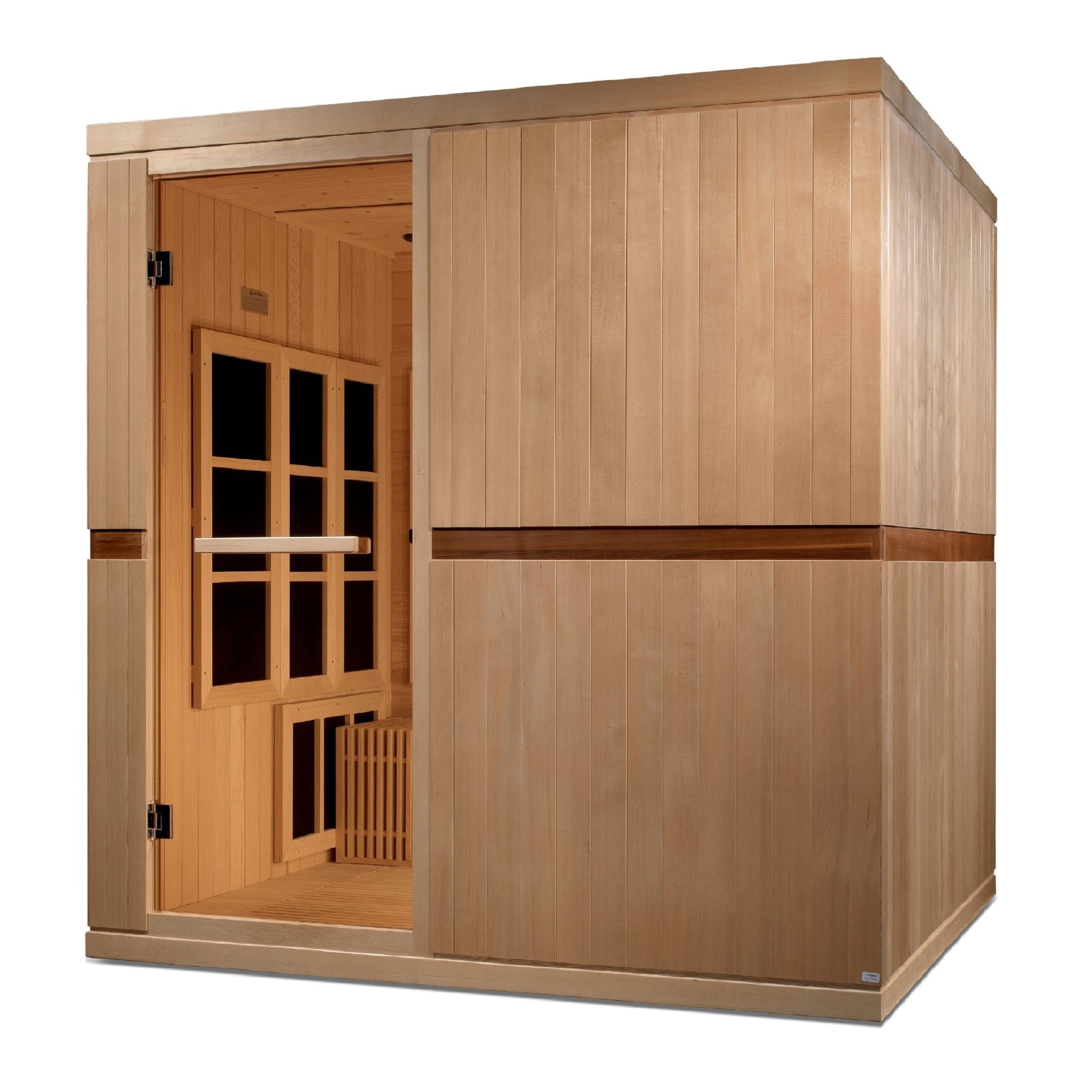 2025 Golden Designs Catalonia 8 Person Near Zero EMF FAR IR Sauna (GDI - 6880 - 02 Elite) -  product_vendor - Peak Primal Wellness