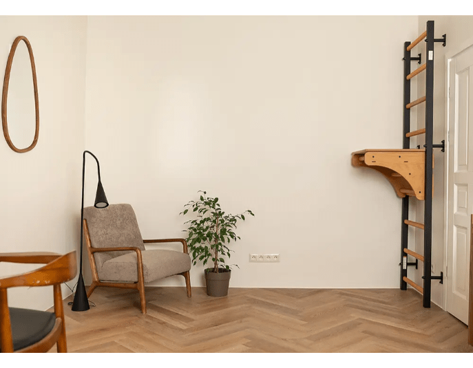 BenchK Series 7 712 Wall Bars Swedish Ladder with Adjustable Pull - Up Bar & Versatile Bench for Home Fitness -  product_vendor - Peak Primal Wellness