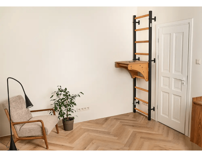 BenchK Series 7 712 Wall Bars Swedish Ladder with Adjustable Pull - Up Bar & Versatile Bench for Home Fitness -  product_vendor - Peak Primal Wellness