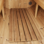SaunaLife E6 Barrel Sauna Durable Nordic Thermo - Spruce Floor Kit 51"L x 24"W x 4"H - product_vendor - Peak Primal Wellness
