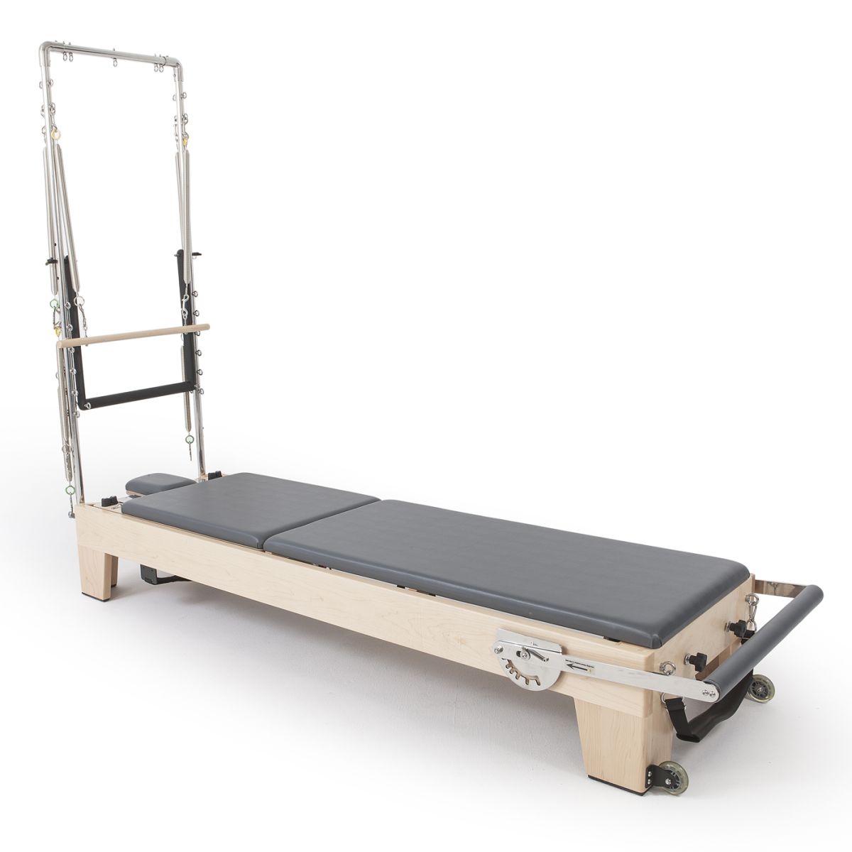 Elina Pilates Elite Cadillac Style Reformer Bundle with Half - Trapeze Tower, Jump Board & Custom Upholstery -  product_vendor - Peak Primal Wellness