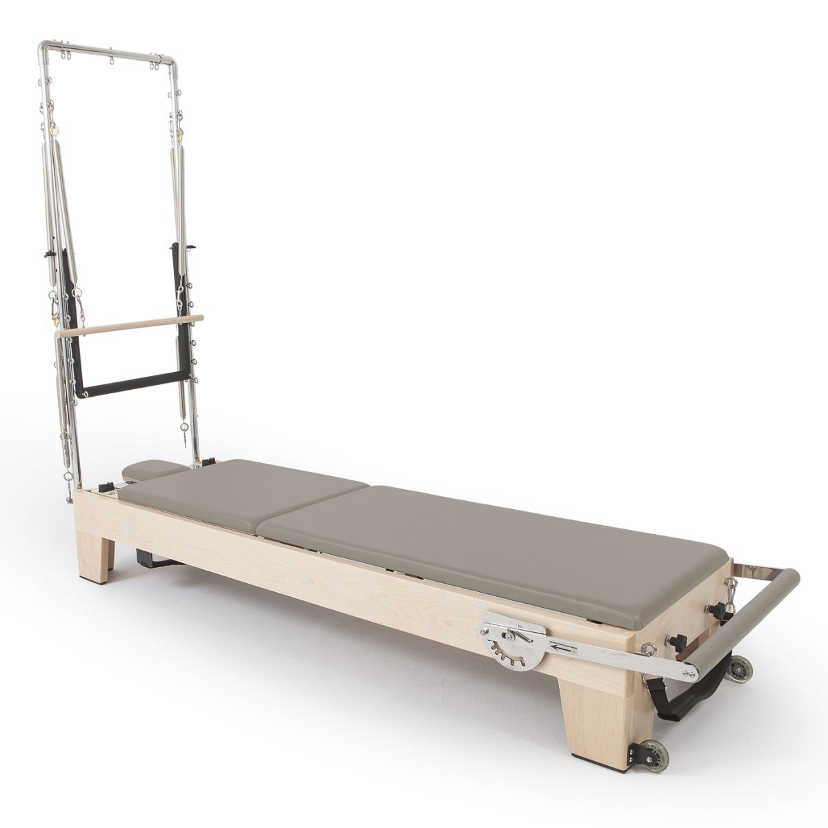 Elina Pilates Elite Cadillac Style Reformer Bundle with Half - Trapeze Tower, Jump Board & Custom Upholstery -  product_vendor - Peak Primal Wellness