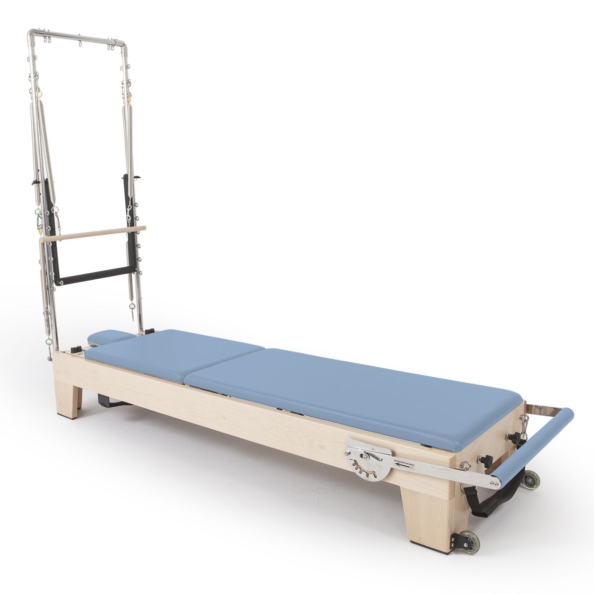 Elina Pilates Elite Cadillac Style Reformer Bundle with Half - Trapeze Tower, Jump Board & Custom Upholstery -  product_vendor - Peak Primal Wellness