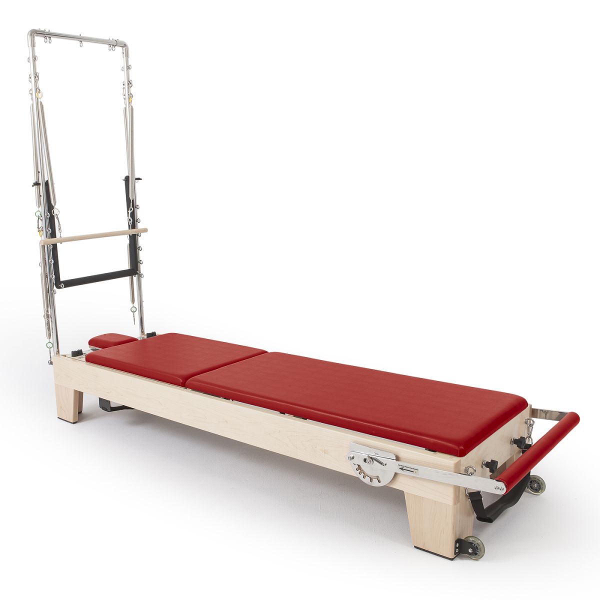Elina Pilates Elite Cadillac Style Reformer Bundle with Half - Trapeze Tower, Jump Board & Custom Upholstery -  product_vendor - Peak Primal Wellness