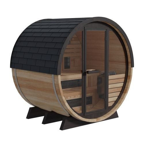 Finnmark 4 Person FD - 7 Traditional - Infrared Hybrid Barrel Sauna -  product_vendor - Peak Primal Wellness