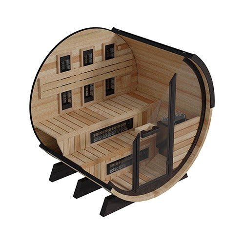 Finnmark 4 Person FD - 7 Traditional - Infrared Hybrid Barrel Sauna -  product_vendor - Peak Primal Wellness