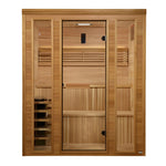 2025 Golden Designs Engelberg 6 Person Traditional Steam Sauna (GDI - 7060 - 01) -  product_vendor - Peak Primal Wellness
