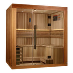 Golden Designs 2025 Golden Designs Updated Copenhagen 3 Person Traditional Sauna (GDI - 7389 - 02) -  product_vendor - Peak Primal Wellness