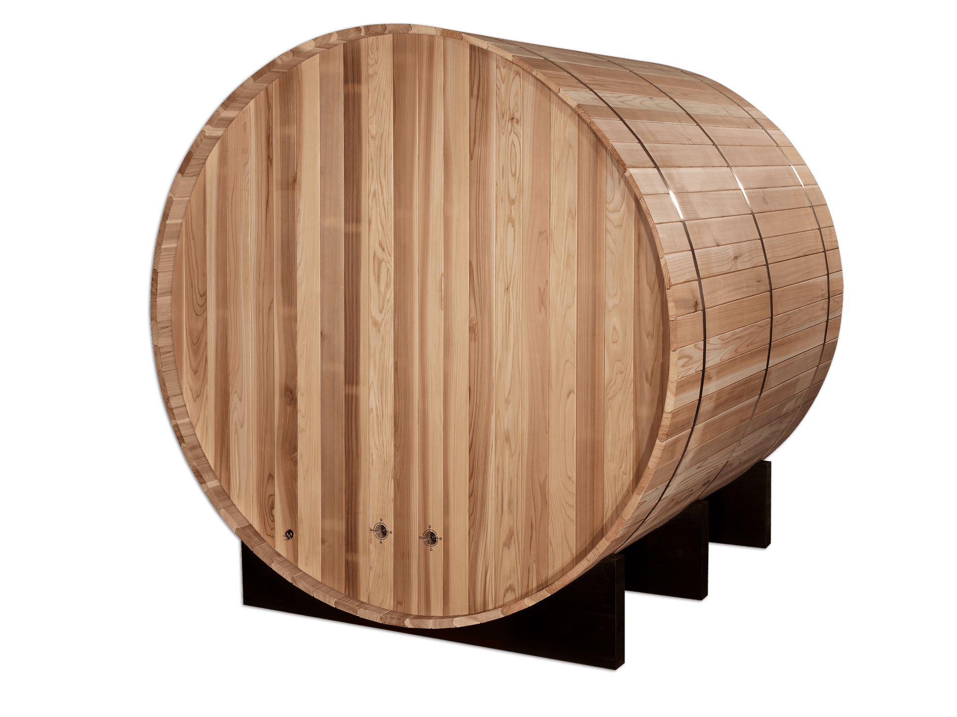 Golden Designs Arosa 4 Person Barrel Traditional Sauna (GDI - B004 - 01) -  product_vendor - Peak Primal Wellness