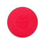 Gladiator Lacrosse Official Pink Lacrosse Ball showcasing its vibrant design and durable rubber construction.