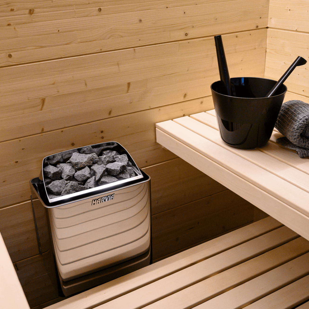 Harvia KIP45W 4.5kW Electric Sauna Heater With Wi - Fi Control & Premium Sauna Stones -  product_vendor - Peak Primal Wellness
