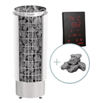 Harvia Cilindro PC60E Sauna Heater 6kW, 200 lbs Stone Capacity, Wi - Fi Enabled Control -  product_vendor - Peak Primal Wellness