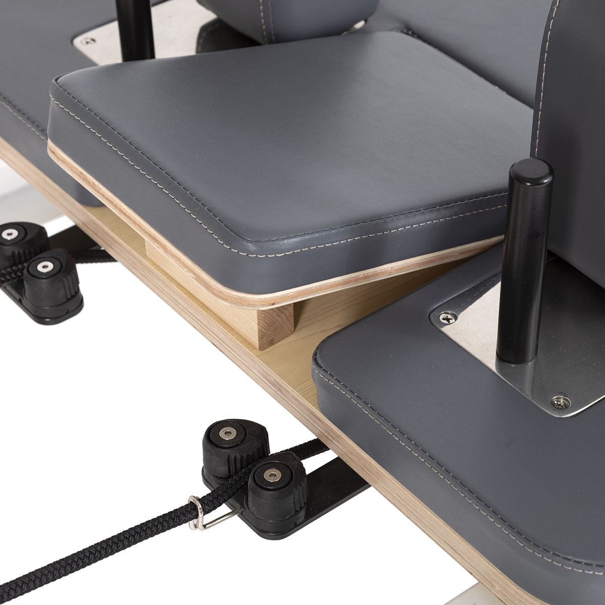 Elina Pilates Lignum Reformer with Tower - Durable Beechwood, Adjustable Foot Bar & Springs, Essentials Kit -  product_vendor - Peak Primal Wellness