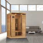 Maxxus 2 Person Near Zero EMF FAR IR Sauna (MX - K206 - 01 - ZF) -  product_vendor - Peak Primal Wellness