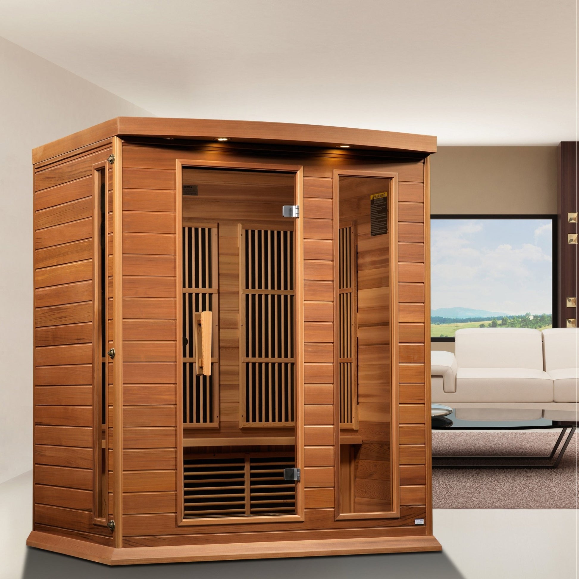 Maxxus 3 Person Low EMF FAR IR Sauna (MX - K306 - 01 CED) -  product_vendor - Peak Primal Wellness