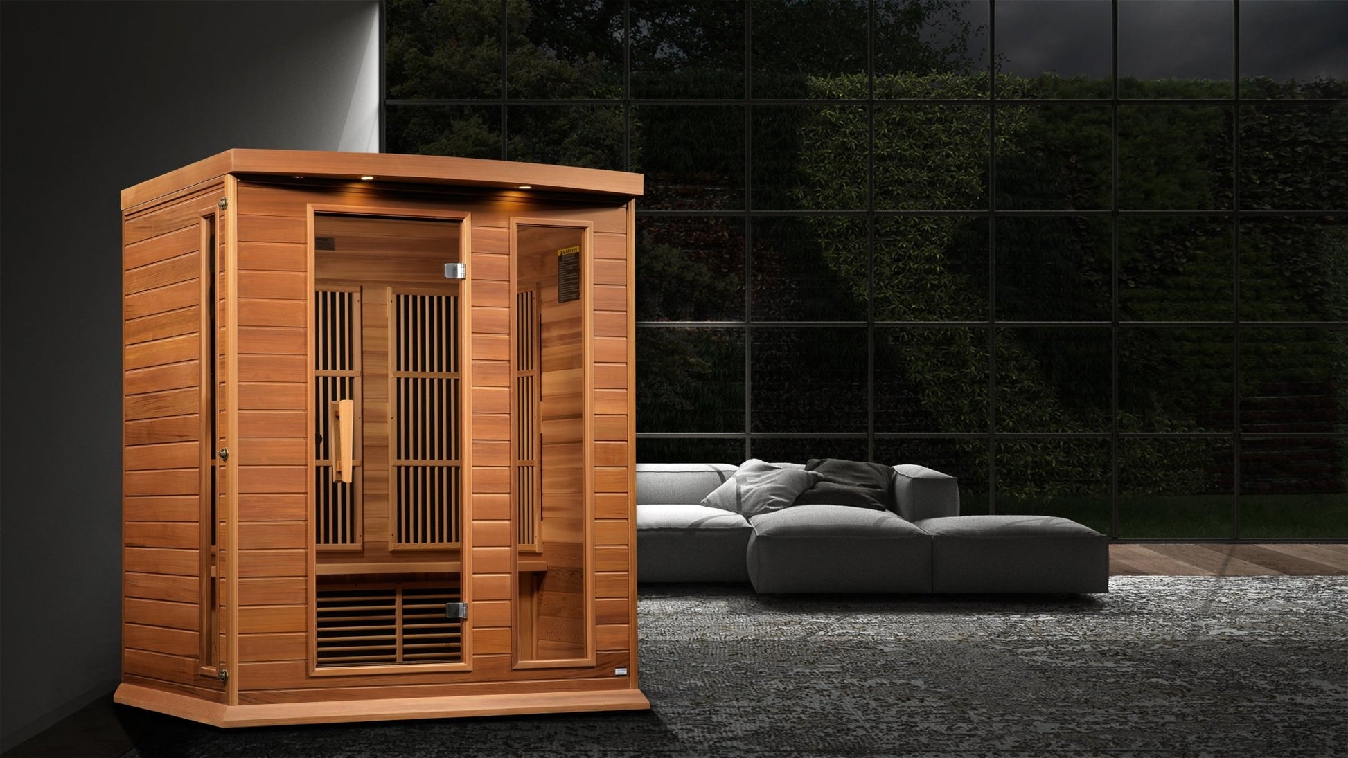 Maxxus Montilemar 3 Person Near Zero EMF FAR IR Sauna (MX - K306 - 01 - ZF CED) -  product_vendor - Peak Primal Wellness