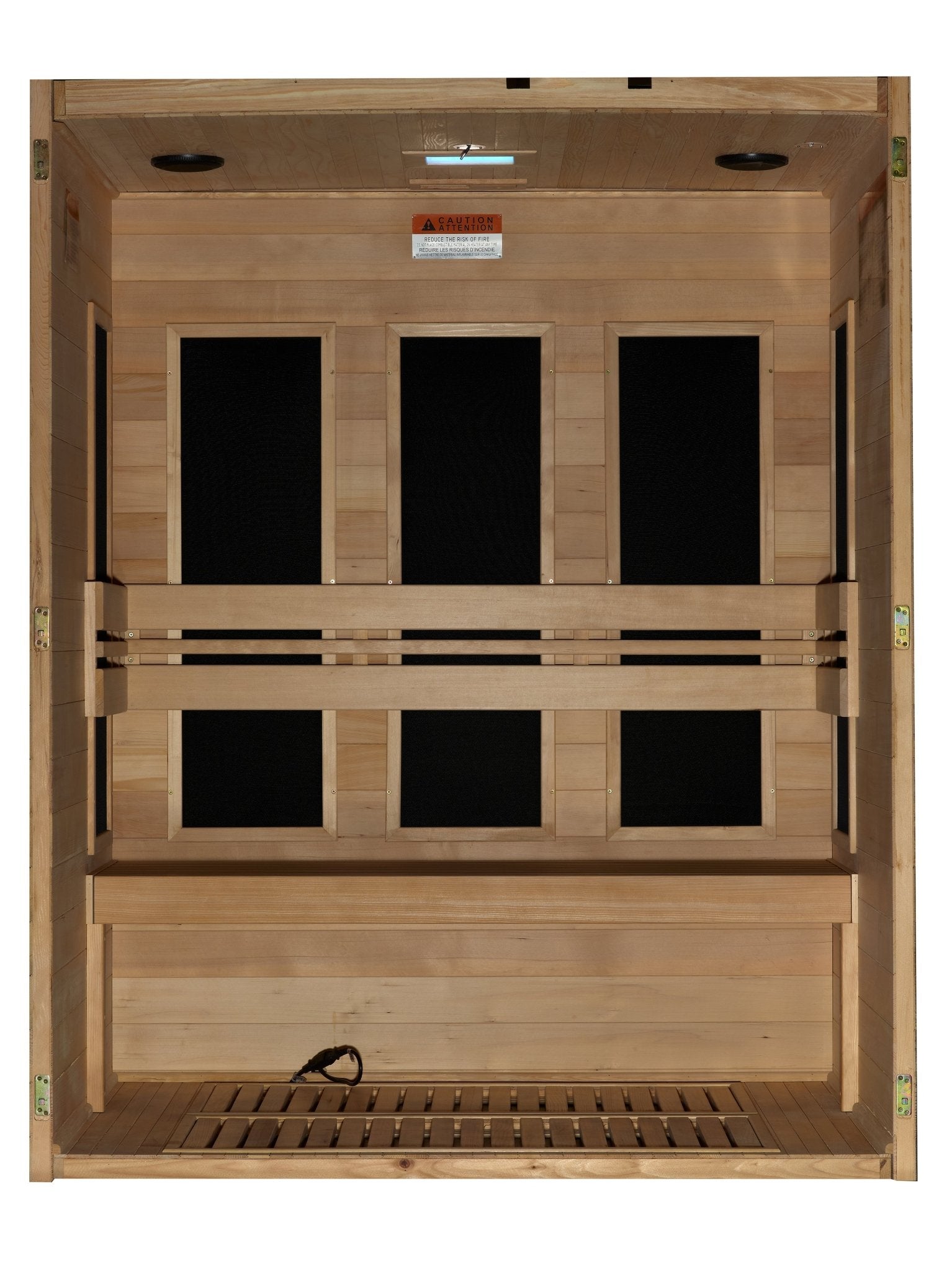Maxxus S - Line 3 Person Low EMF FAR IR Sauna (MX - S306 - 01) -  product_vendor - Peak Primal Wellness
