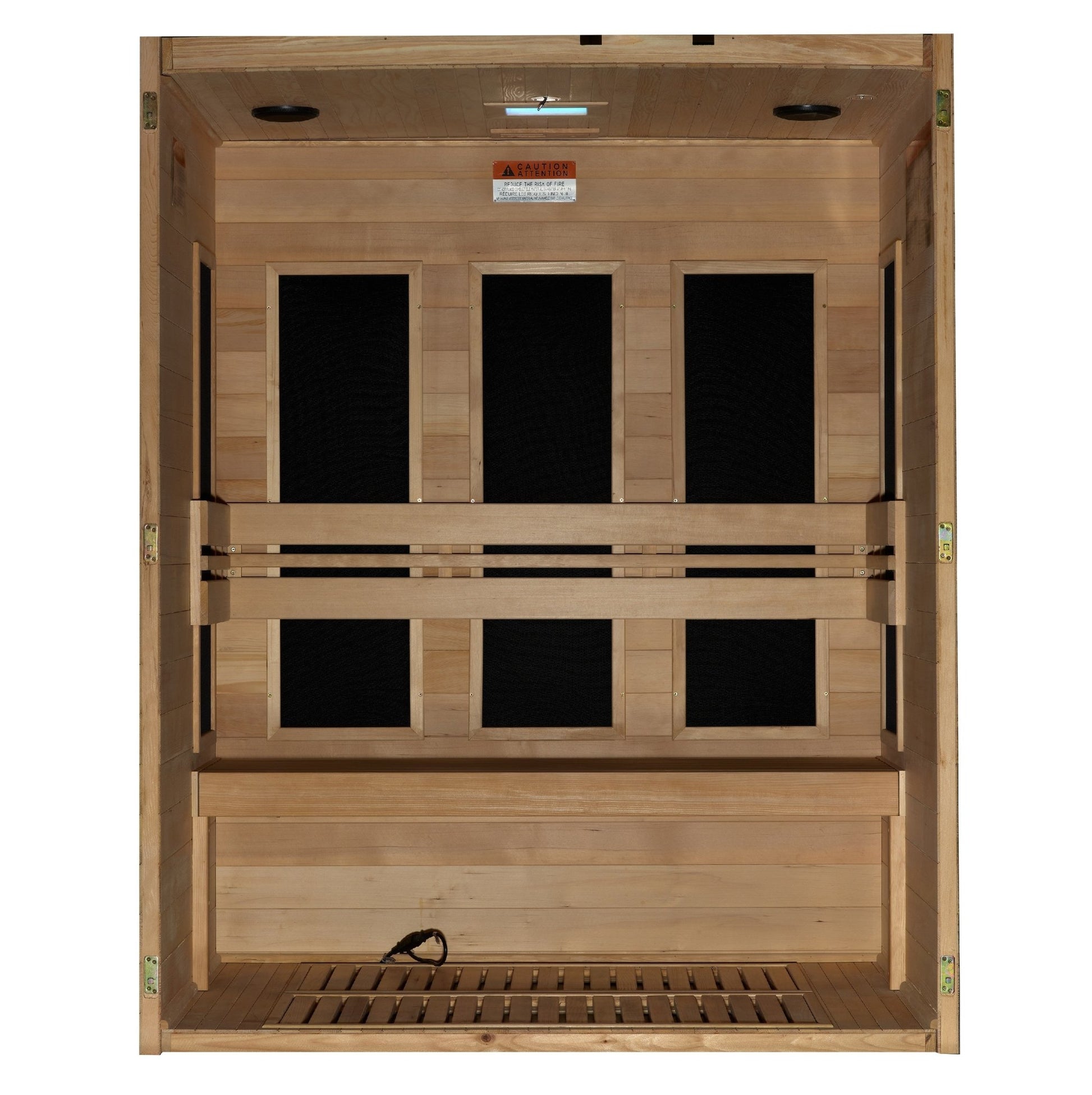 Maxxus S - Line 3 Person Low EMF FAR IR Sauna (MX - S306 - 01) -  product_vendor - Peak Primal Wellness