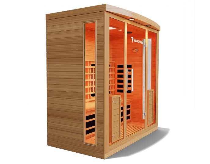 Medical Breakthrough Medical 6 4 Person Infrared Sauna with 12 Ultra Full Spectrum Heaters, Hot/Cold System -  product_vendor - Peak Primal Wellness