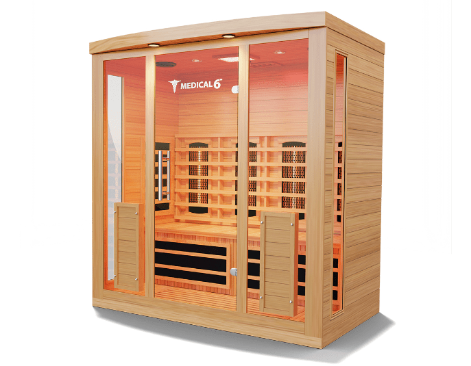 Medical Breakthrough Medical 6 4 Person Infrared Sauna with 12 Ultra Full Spectrum Heaters, Hot/Cold System -  product_vendor - Peak Primal Wellness