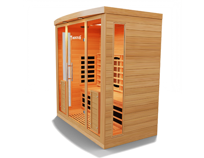 Medical Breakthrough Medical 6 4 Person Infrared Sauna with 12 Ultra Full Spectrum Heaters, Hot/Cold System -  product_vendor - Peak Primal Wellness
