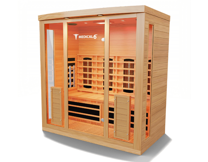Medical Breakthrough Medical 6 4 Person Infrared Sauna with 12 Ultra Full Spectrum Heaters, Hot/Cold System -  product_vendor - Peak Primal Wellness