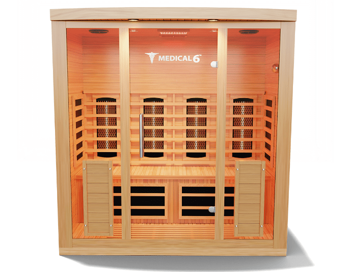 Medical Breakthrough Medical 6 4 Person Infrared Sauna with 12 Ultra Full Spectrum Heaters, Hot/Cold System -  product_vendor - Peak Primal Wellness