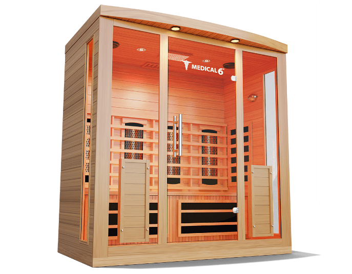 Medical Breakthrough Medical 6 4 Person Infrared Sauna with 12 Ultra Full Spectrum Heaters, Hot/Cold System -  product_vendor - Peak Primal Wellness