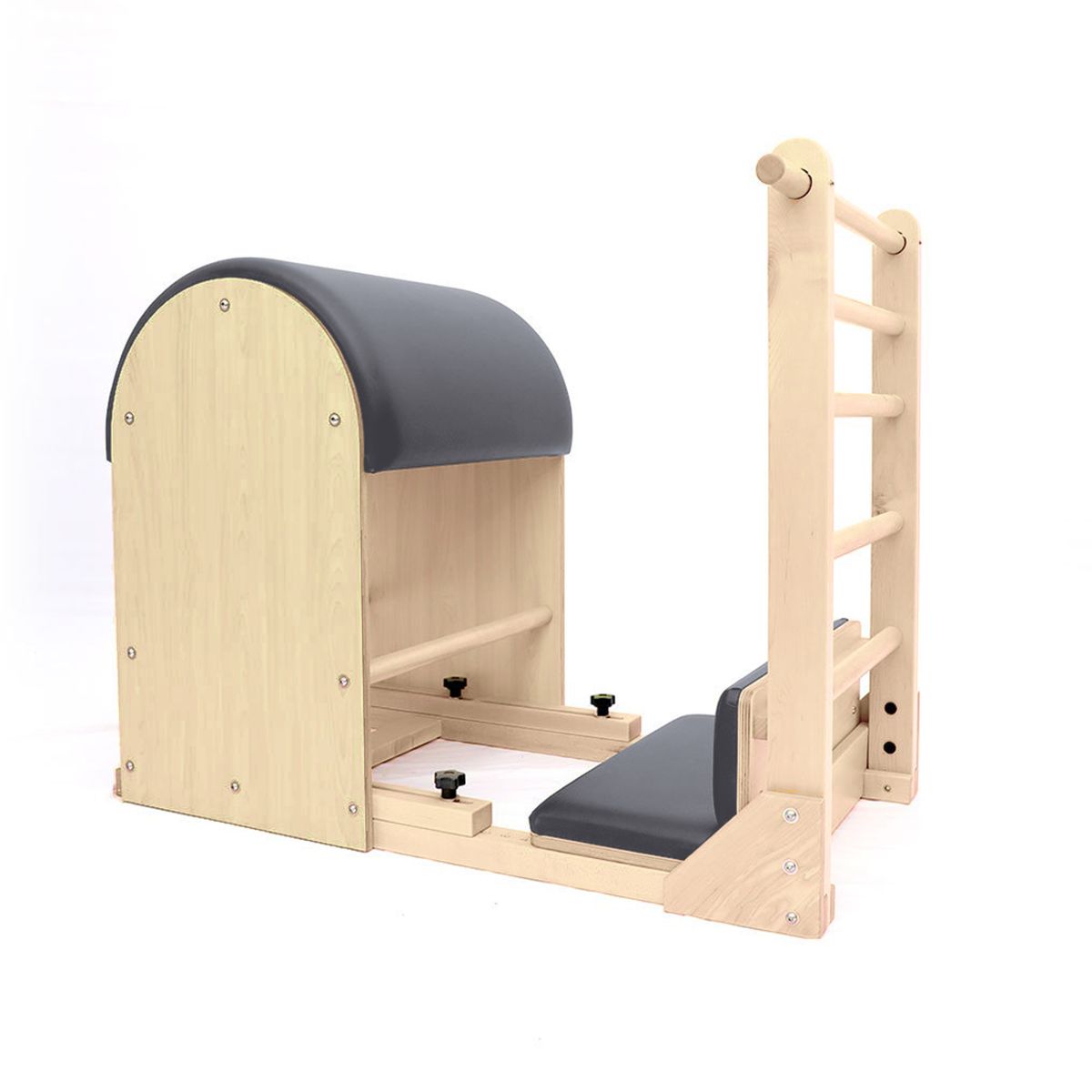 Elina Pilates® Elite Ladder Barrel with Wooden Base - Non - Slip Eco - Friendly Design, Adjustable Heights -  product_vendor - Peak Primal Wellness