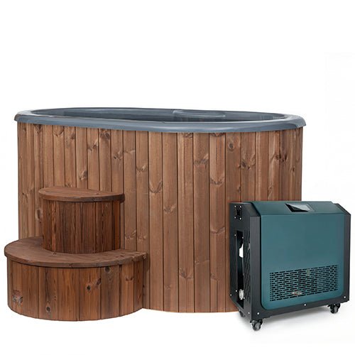 SaunaLife Model S2NC Hot / Cold Immersion Therapy | 2-Person Tub & Com