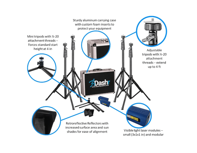 Dashr 2 - Gate Timing System for Athletic Testing, Bluetooth Integration, Real - Time Data & Portable Design -  product_vendor - Peak Primal Wellness