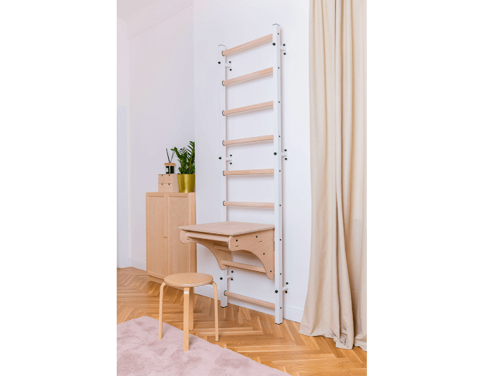 BenchK Series 7 712 Wall Bars Swedish Ladder with Adjustable Pull - Up Bar & Versatile Bench for Home Fitness -  product_vendor - Peak Primal Wellness