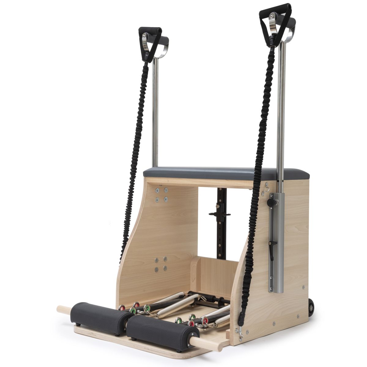 Elina Pilates Wood Combo Chair - Adjustable Resistance, Removable Handles, Eco - Friendly Design -  product_vendor - Peak Primal Wellness