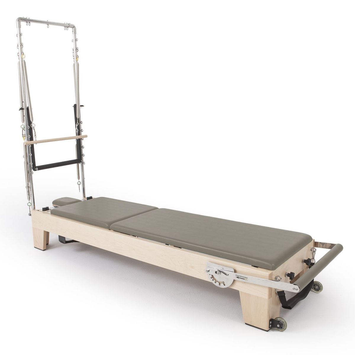 Elina Pilates Wood Reformer ELITE with Tower - Premium Maple, Adjustable Resistance & Quiet Glide -  product_vendor - Peak Primal Wellness